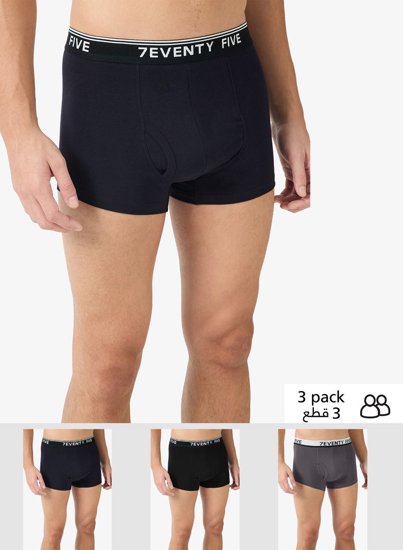 Seventy Five Basics Pack of 3 Boxer Briefs - Image 1